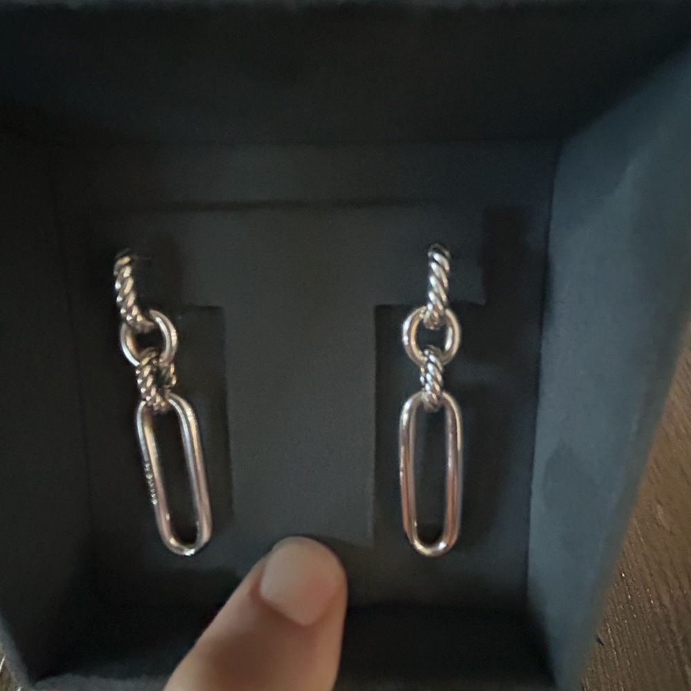 David Yurman Silver Earrings